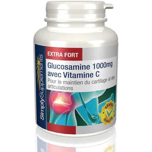 Glucosamine 1000mg Avec Vitamine C - 360 Comprimés - Pour Les Articulations 