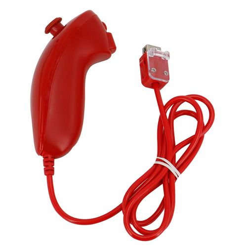 Nunchuck Manette Pour Nintendo Wii Et Wii U - Rouge