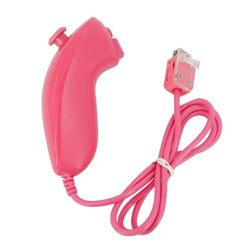 Nunchuck Manette Pour Nintendo Wii Et Wii U - Rose