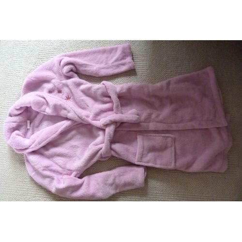 Robe De Chambre 3 Suisses 8/10 Ans Rose