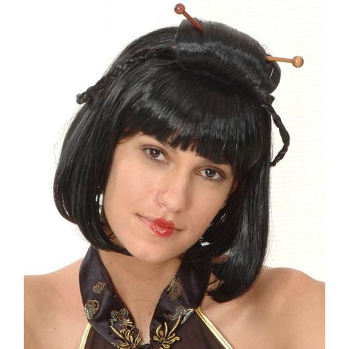 Perruque Noire Chinoise Femme