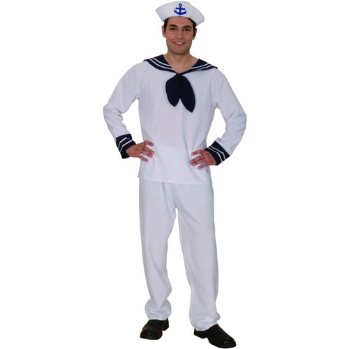 Déguisement Marin Blanc Homme - Taille: L