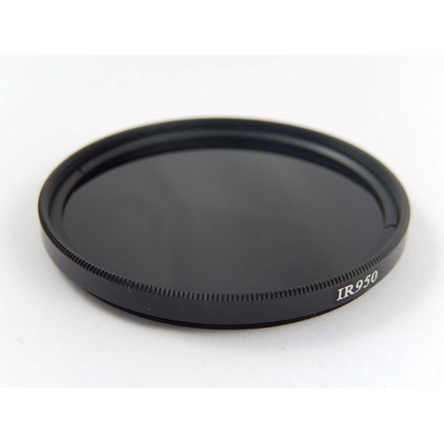 vhbw Filtre infrarouge universel 950nm pour compatible avec objectifs d'appareils photos de filetage 40,5mm - Filtre IR circulaire, noir