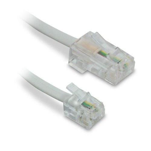 METRONIC - CORDON RJ45/RJ11 - 10M - BLANC