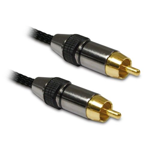 Metronic 419201 Câble RCA M/M 1,5 m Noir