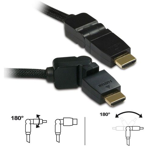 Metronic 419301 Câble HDMI 1,5 m Noir