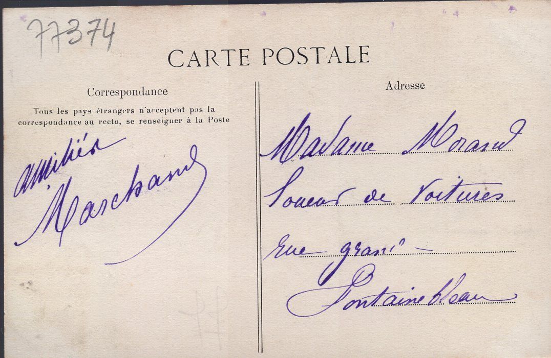 Carte Postale Du Palais De Fontainebleau Seine Et Marne Allee Couverte Dans Le Jardin Anglais Ref 64 Rakuten
