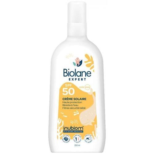 Biolane Expert Crème Solaire Spf50 Uvb Uva Haute Protection 200 Ml 