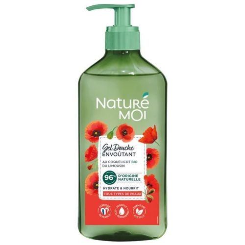 Naturé Moi Gel Douche Envoûtant Coquelicot Bio Hydrate & Nourrit Tous Types De Peaux 500 Ml 