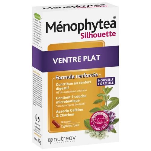 Compléments Alimentaires - Nutreov Ménophytea Ventre Plat 60 Gélules 