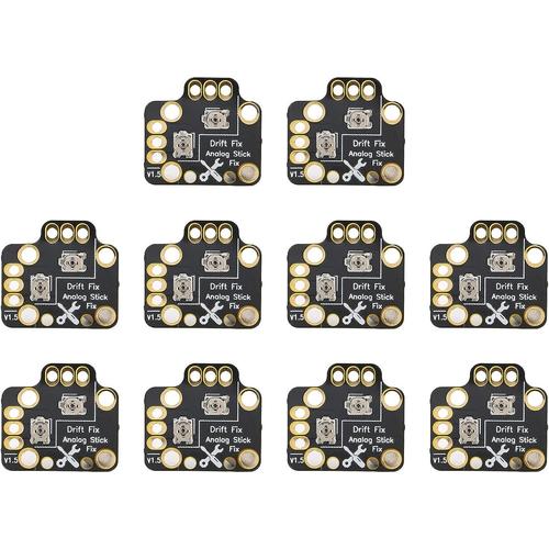 10pcs Controller Analog Stick Drift Fix Mod Pour Ps4 Pour Ps5 Pour Xbox, Carte De Réparation De Dérive De Joystick Analogique 3d Universelle, Poignée De Jeu De Manette Joystick Drift Repair Board