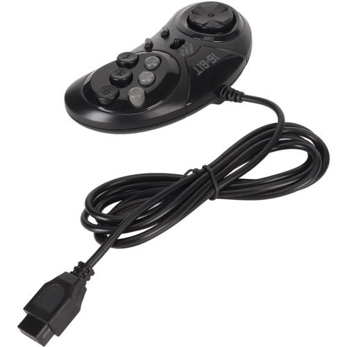 Manette De Jeu Usb À 6 Boutons, Manette De Jeu Ergonomique 9 Broches 16 Bits, Mini Manette De Jeu Usb Portable Pour Sega Machine De Jeu