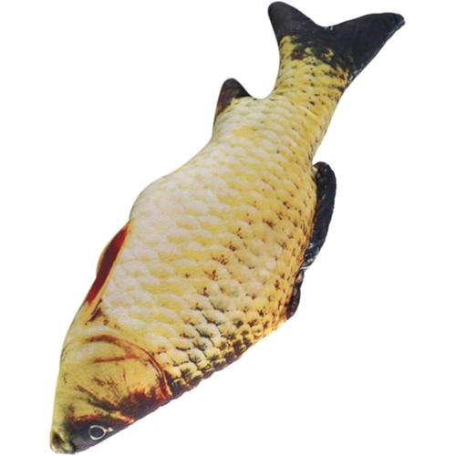 Coussin Créatif de Simulation de Forme de Poisson de Carpe 3D, Matériaux en Peluche et Coton PP, Motif Double Face pour Voiture, canapé, Lit, Cadeau Créatif et Amusant pour Amis