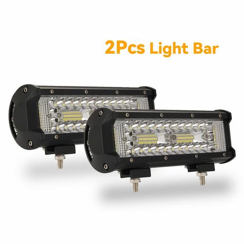 2pc 10 Pouces 250w - Lampe De Travail Led Tout Terrain, Pour Camion, Voiture, Suv, 4x4, Bateau, Atv, Utv, 12/24v