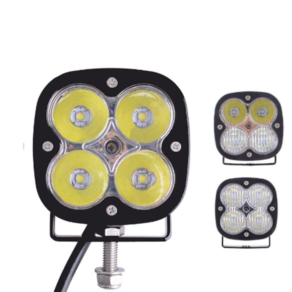 1 Combo Avec Couvercle - Projecteur Led Carr De 2 Pouces, 4... - 4