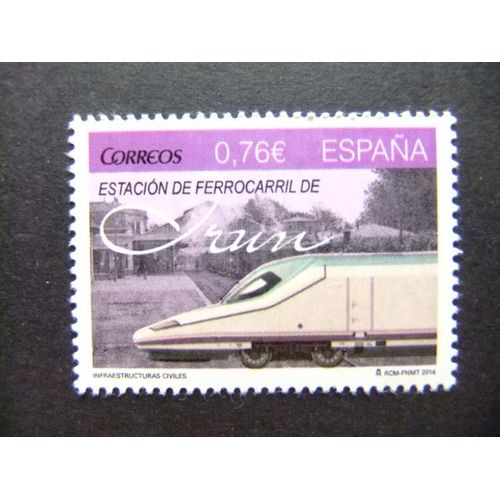 España Espagne 2014 Tren Ave Tren Alta Velocidad Edifil 4914 ** Mnh