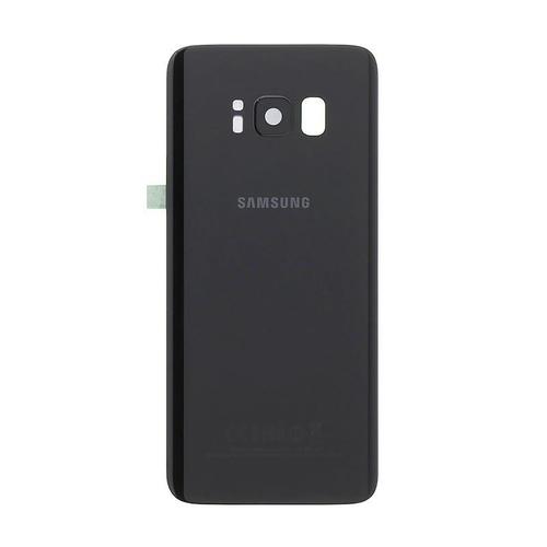 Vitre Arrière / Cache Batterie Samsung Galaxy S8 - Noir - Adhésif Inclus