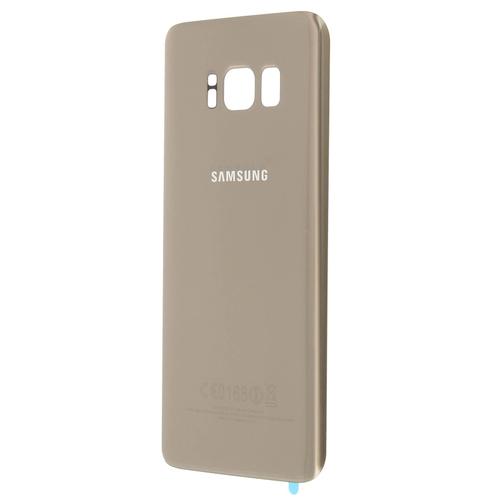 Vitre Arrière Samsung Galaxy S8 - Or - Adhésif Inclus