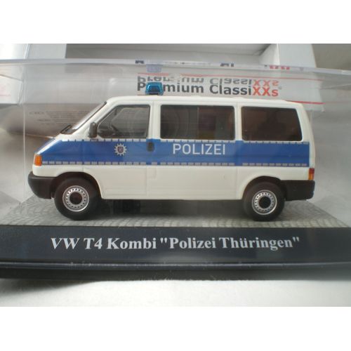 Vw T4 Kombi Polizei Thüringen 1/43 Pcl13257 Neuf Boite-Premium Classixxs