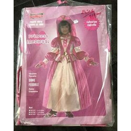Robe De Princesse Medievale 7:9 Ans