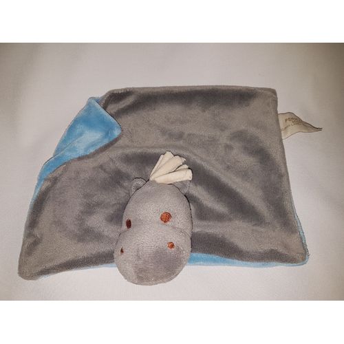 Doudou Plat Ane Poney Cheval Pericles Gris Bleu Jouet Bebe Naissance Peluche Éveil Enfant Blanky Blanket Comforter Soft Toys Plush