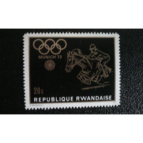 Timbre Rwanda Yt 422 Jeux Olympiques D'été 1972, Munich (I) 1971