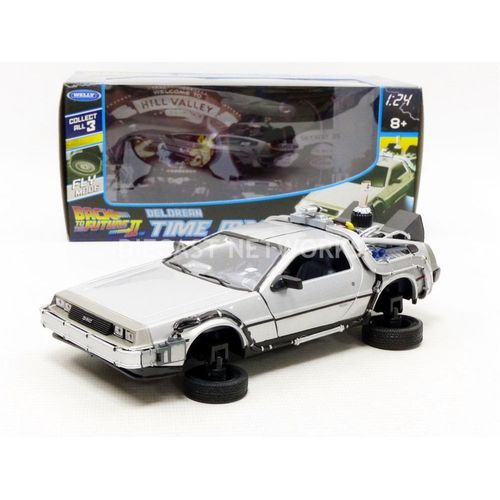 Welly - 1/24 - De Lorean Back To The Future Ii - Flying Version - 22441f-Welly