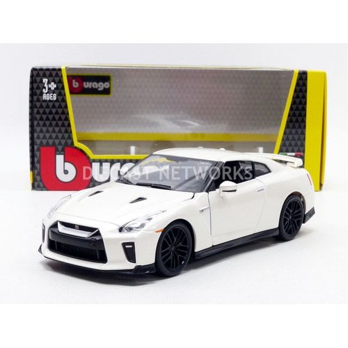 Bburago - 1/24 - Nissan Gt R - 2017 - 21082w-Bburago