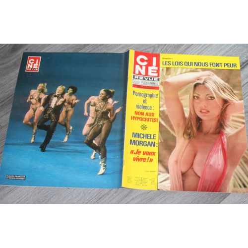 Louis De Funes 2p/ Michele Morgan 6p/ Agostina Belli 4p/ Margaret Leighton 4p/ Claude Francois 5p/ Nicole Austine Seins Nus Poster / Garcimore 1p/ Patricia Lesieur 1p/ Photo Page Télé Sheila/ 12