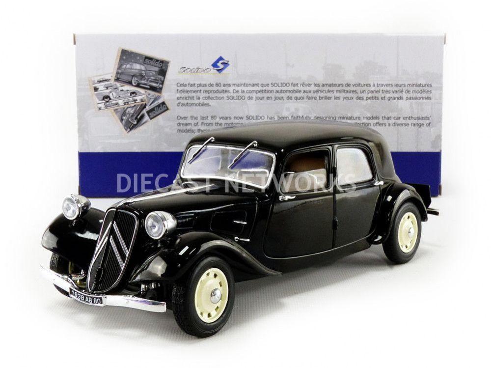 Voiture miniature de collection SOLIDO - Citroën Traction 11 Cv