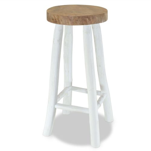 Tabouret De Bar Bois De Teck Massif