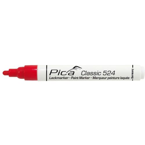 Pica Classic Marqueur industriel à peinture 2- 4 mm Rond Rouge