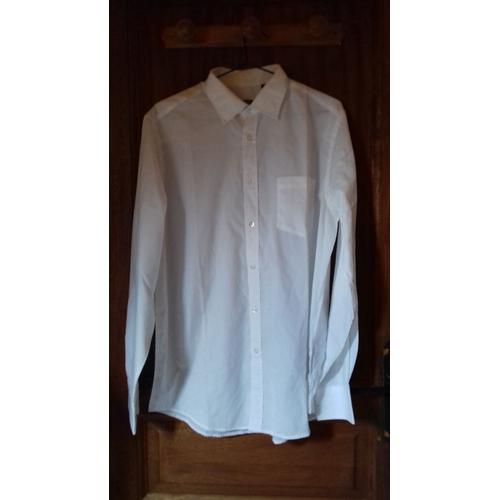 Chemise Owk T 41/42 Blanc Homme