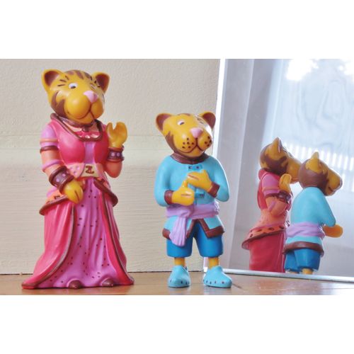 Lot Figurines Zamiloo Maman Et Fils Tigre - Djeco
