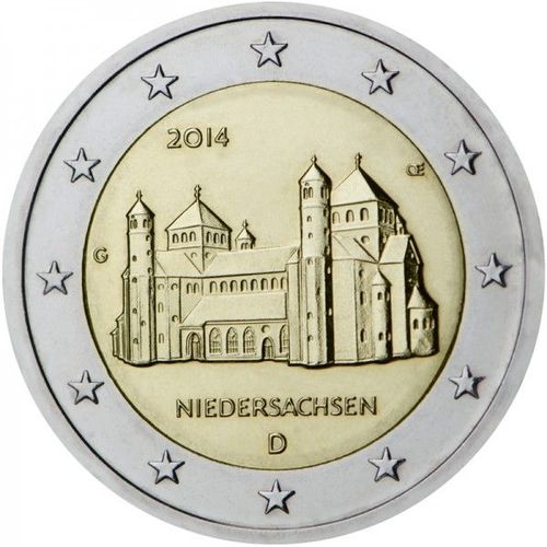 Piece Monnaie 2  Euro - Commémorative Allemagne 2014 - Basse Saxe - Sous Capsule