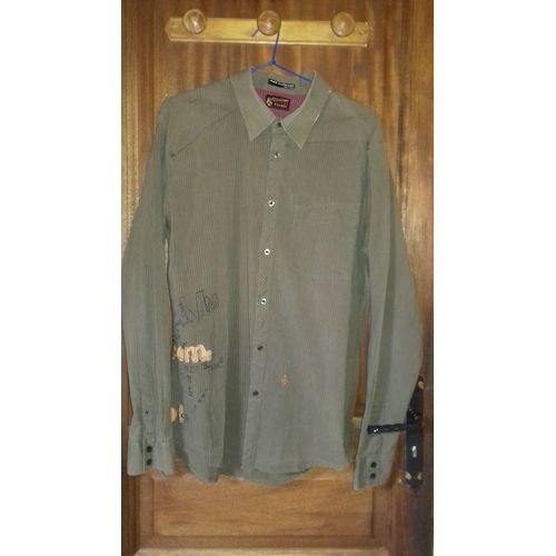 Chemise Volcom Coton Xl Marron Homme