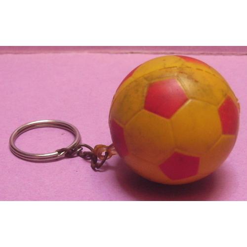 PORTE-CLEFS BALLON FOOTBALL MOUSSE Ø 40mm