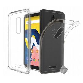 Housse Etui Coque Silicone Gel Fine Wiko View Lite + Verre Trempe Transparent Tpu