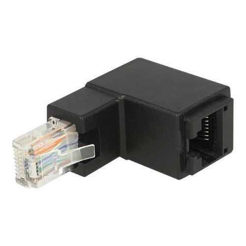 Delock - Adaptateur réseau - RJ-45 (M) incliné pour RJ-45 (F) - UTP - CAT 6