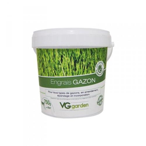 Engrais Gazon 750g - Ingrédients 100% D'origine Naturelle - Amendement Vg Garden