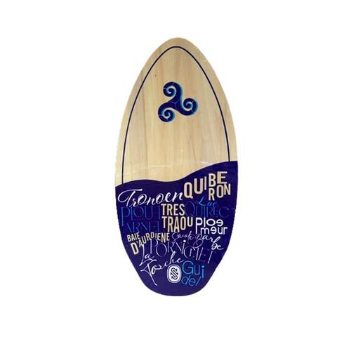 Skimboard One Wood Bretagne 41 Marine/Aqua