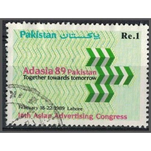 Pakistan 1989 Oblitéré Used Adasia 16ème Congrès Asiatique De La Publicité