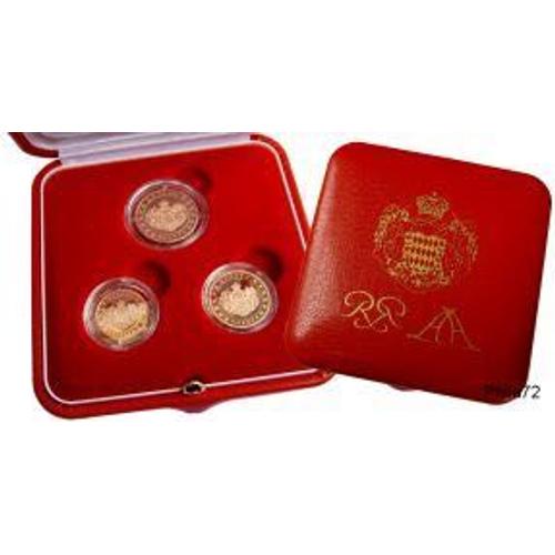 Coffret Monnaie Euro 1-2-5 Cents Monaco 2005 Belle Epreuve