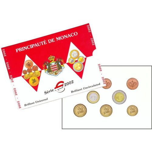 Coffret Monnaie Euro Monaco Bu - Brillant Universel 2002