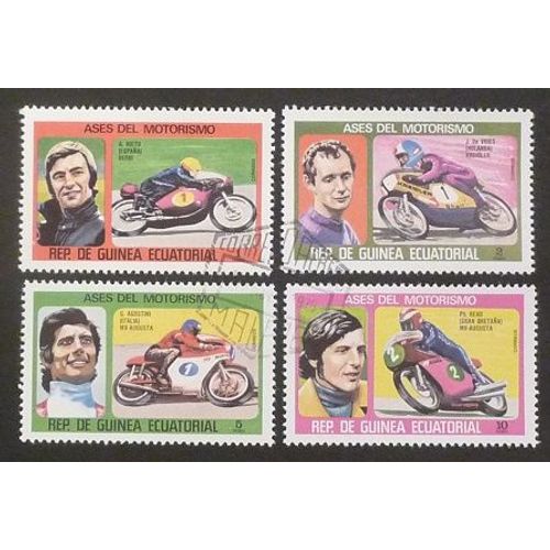 Guinée Équatoriale Oblitéré Lot De 4 Timbres De 1976