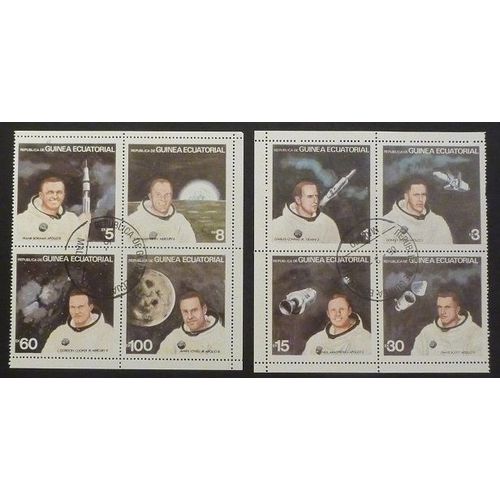 Guinée Équatoriale Oblitéré 2 Blocs De 4 Timbres De 1978