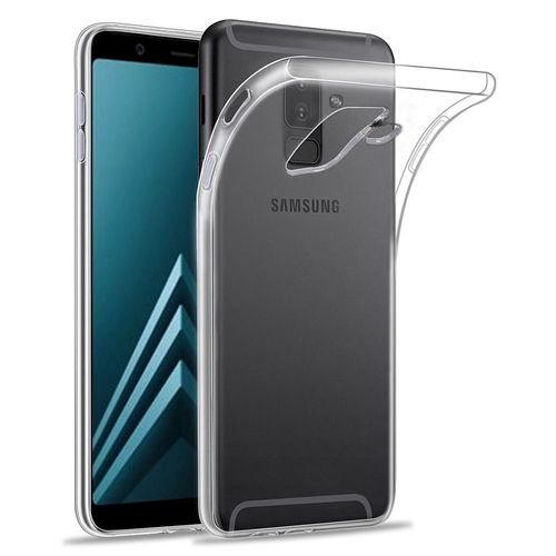 Etui Transparent Pour Samsung Galaxy A6 Plus 2018 4g - Coque Gel De Protection Bumper En Tpu A6+ Gel Silicone Invisible Antichoc - Accessoires Pochette Case Xeptio