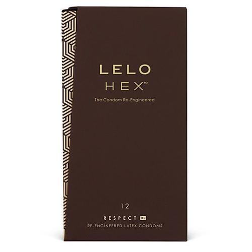 Lelo Hex Respect Xl - Le Préservatif Innovant Avec Structure Hexagonal En Xl - Pack De 12