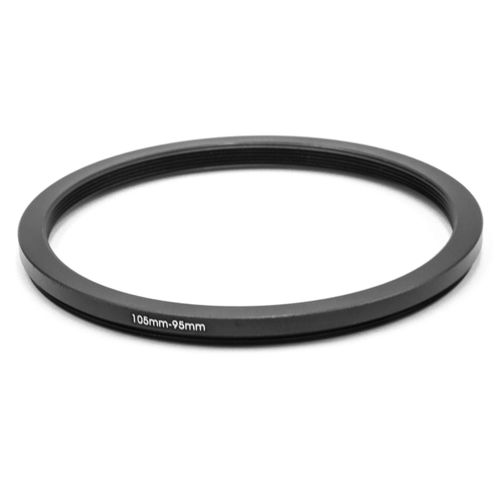 vhbw Bague d'adaptation de filtre Step-Down de 105 mm vers 95 mm pour objectif d'appareil photo - Réducteur, métal, noir