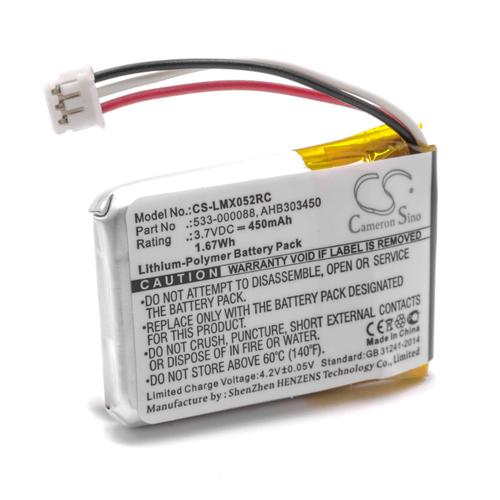 vhbw Li-Polymère batterie 450mAh (3.7V) pour souris sans fil (mouse wireless) Logitech 910-004362, 910-004374, M-RO052, MX Anywhere 2, MX Master